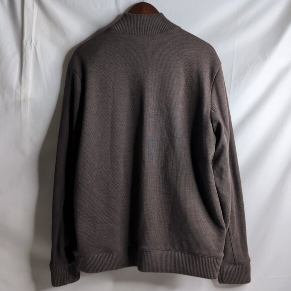 Vintage Marvin Richards Brown Full Zip Sweater Sherpa Lining Heavyweight, Large - Picture 2 of 7